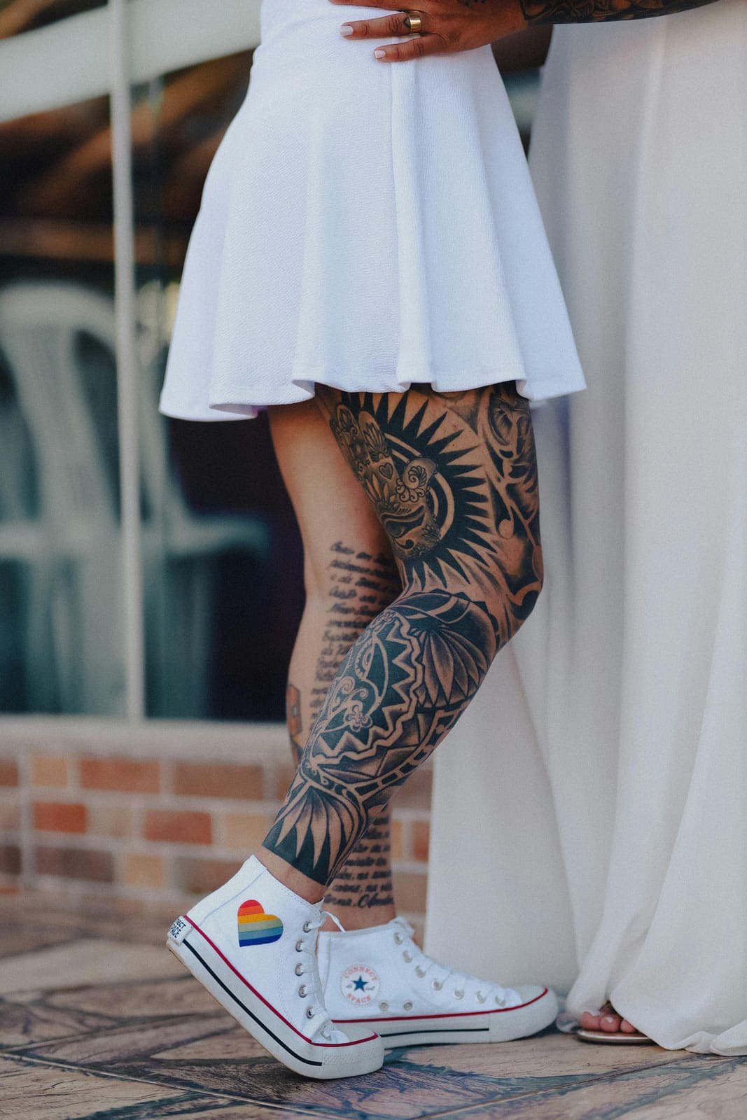 Hamsa & mandala — jambe — Jambe — portfolio Encre Brute.
